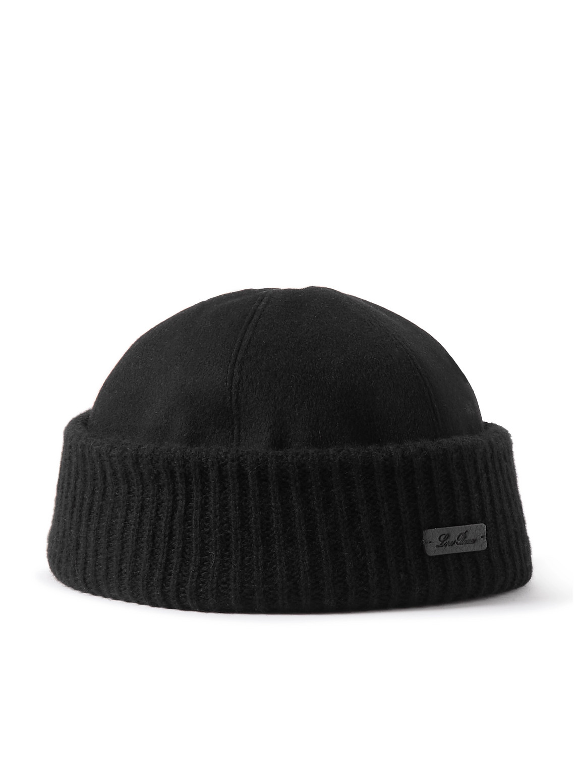Loro Piana - Logo-Appliquéd Storm System® Cashmere Beanie - Men - Black - L von Loro Piana