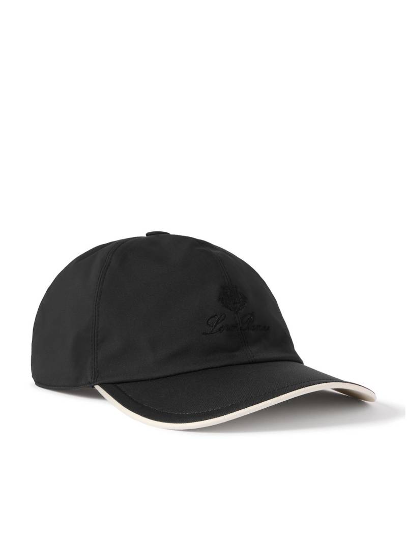 Loro Piana - Logo-Embroidered Storm System® Shell Baseball Cap - Men - Gray - S von Loro Piana