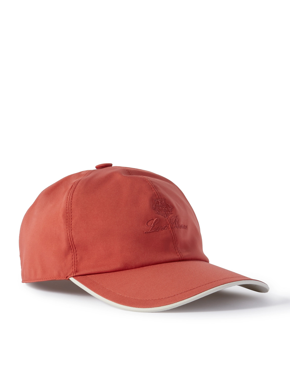 Loro Piana - Logo-Embroidered Storm System® Shell Baseball Cap - Men - Orange - M von Loro Piana