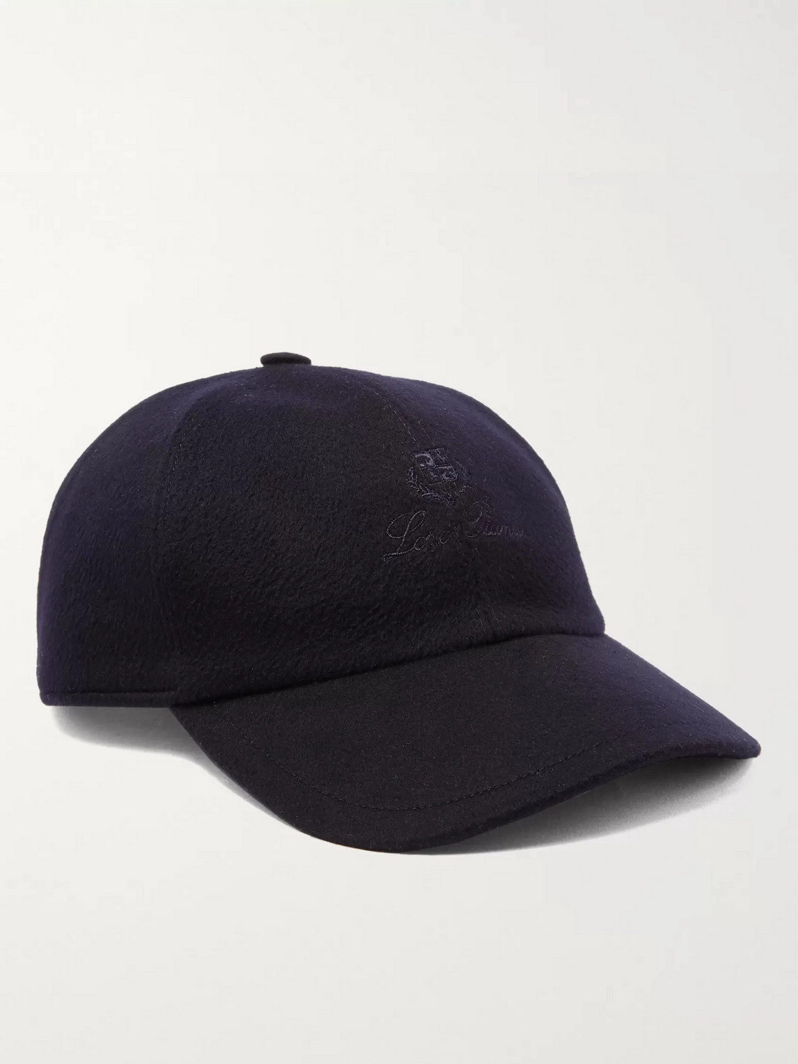 Loro Piana - Logo-Embroidered Storm System Baby Cashmere Baseball Cap - Men - Blue - M von Loro Piana