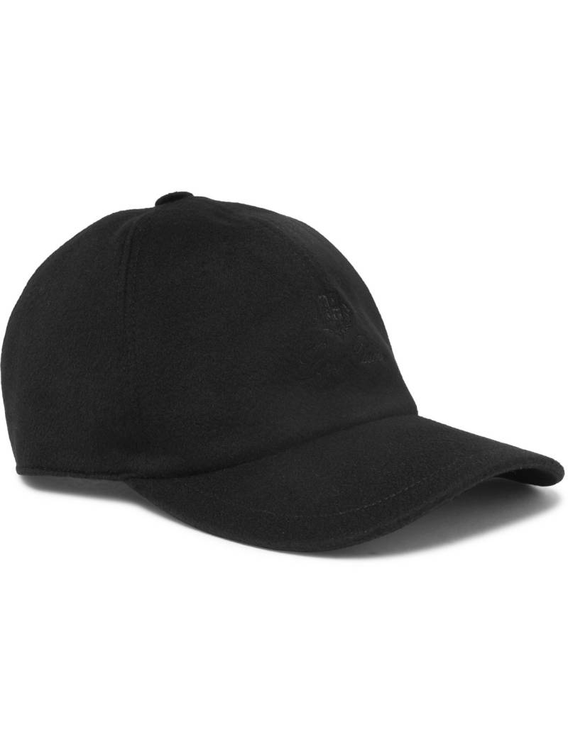 Loro Piana - Logo-Embroidered Storm System Cashmere Baseball Cap - Men - Black - L von Loro Piana