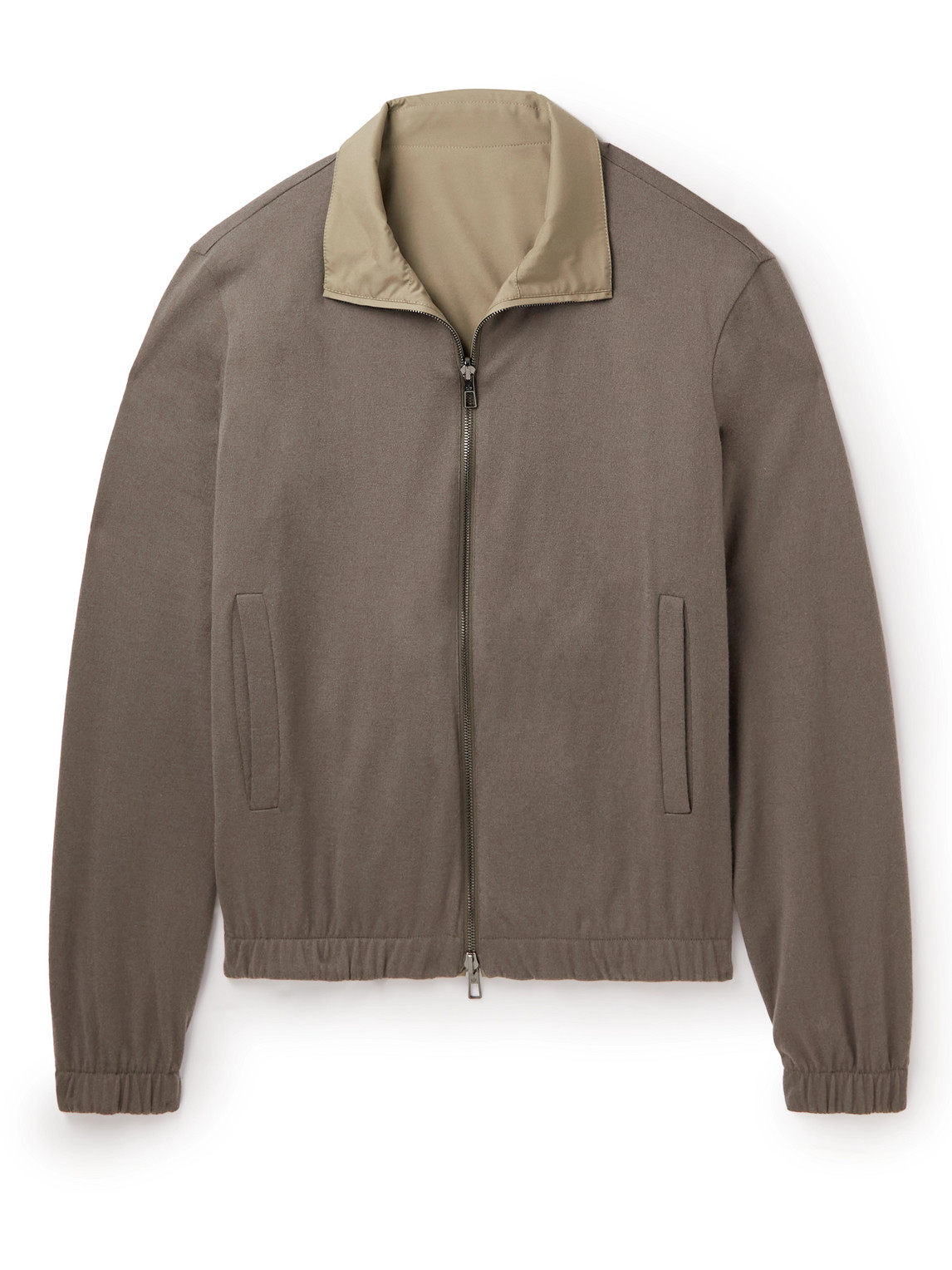 Loro Piana - Reversible Windmate® Storm System® Shell and Cashmere Bomber Jacket - Men - Neutrals - IT 48 von Loro Piana