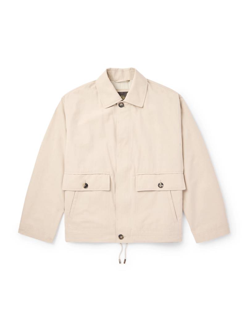Loro Piana - Rudolf Rain System® Cotton-Blend Gabardine Blouson Jacket - Men - Neutrals - IT 48 von Loro Piana