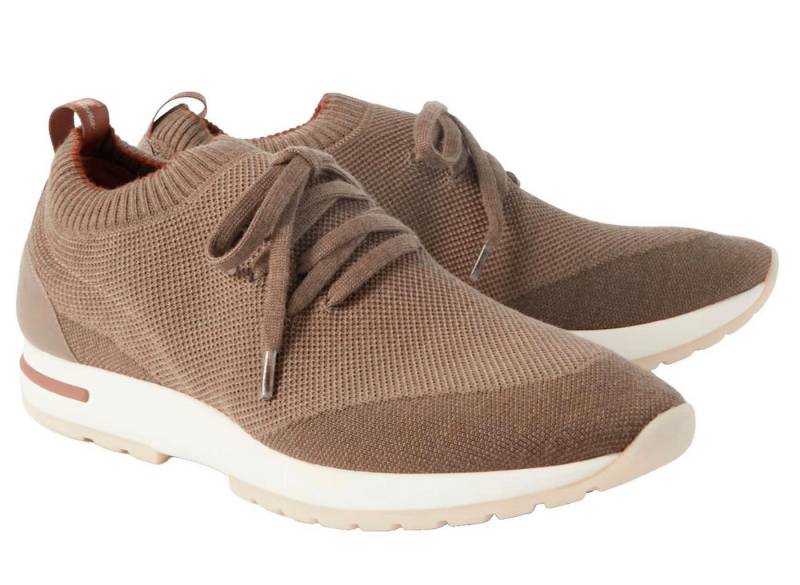 Loro Piana Schuhe Week-End Walk Evo Performance Knit Mesh Trainers Sneaker gepolsterter Gummilaufsohle für optimale Stoßdämpfung von Loro Piana