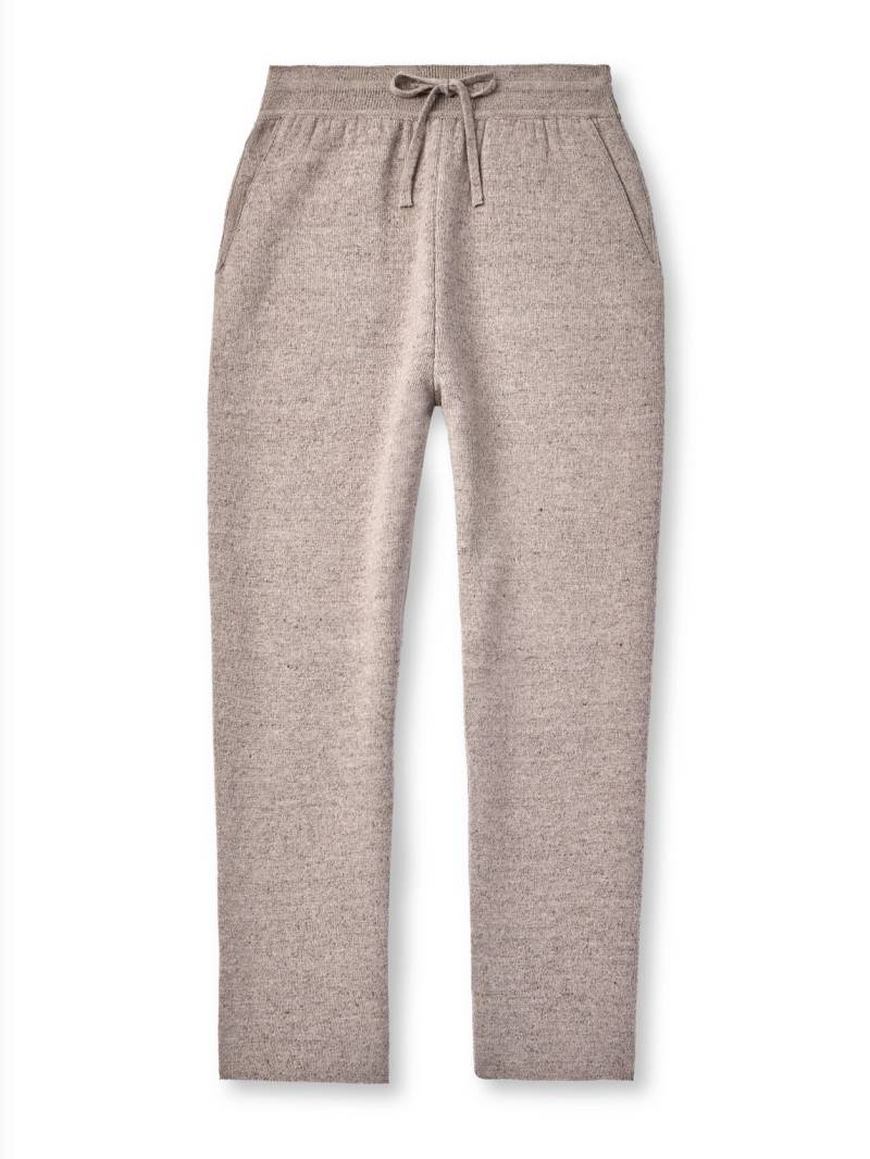 Loro Piana - Tapered Linen and Cashmere-Blend Sweatpants - Men - Neutrals - L von Loro Piana