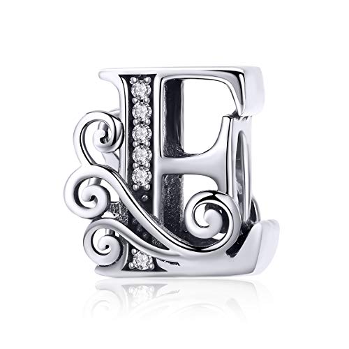 Lorrifal Solid 925 Sterling Silber Brief Initial E Charm Pandora Europäische Armband Halskette Frauen Mädchen Schmuck Geschenk Lorrifal Solid 925 Sterling Silber Brief Initial E Charm Pandora Europäische Armband Halskette Frauen Mädchen Schmuck Geschenk von Lorrifal