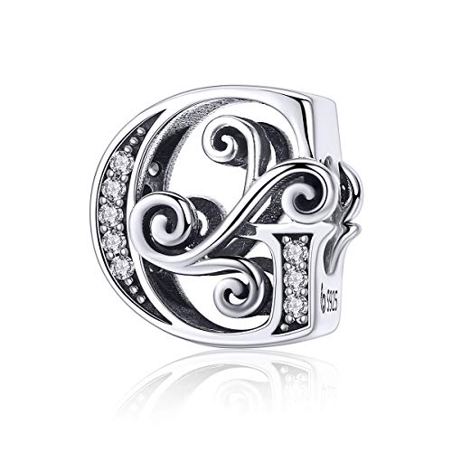 Lorrifal Solid 925 Sterling Silber Brief Initial G Charm Pandora Europäische Armband Halskette Frauen Mädchen Schmuck Geschenk Lorrifal Solid 925 Sterling Silber Brief Initial G Charm Pandora Europäische Armband Halskette Frauen Mädchen Schmuck Geschenk von Lorrifal