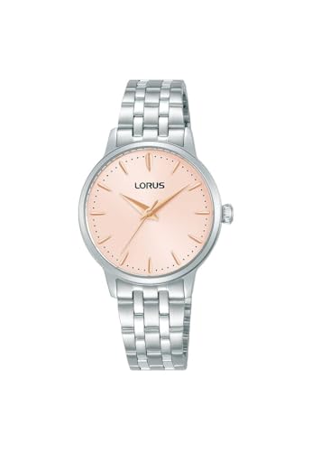 LORUS Damen Analog Quarz Uhr mit Edelstahl Armband RG319XX9 von Lorus