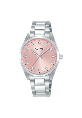 LORUS Damen Analog Quarz Uhr mit Edelstahl Armband RG325XX9 von Lorus