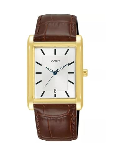 LORUS Damen Analog Quarz Uhr mit Leder Armband RH940RX9 von Lorus
