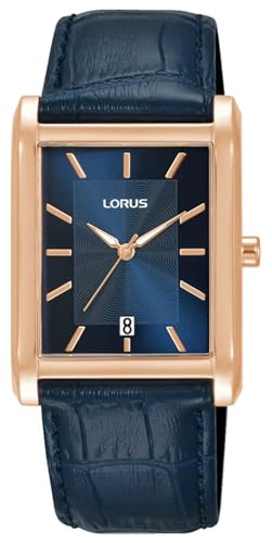 LORUS Damen Analog Quarz Uhr mit Leder Armband RH942RX9 von Lorus
