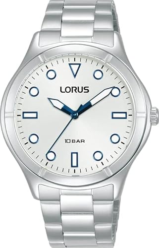 LORUS Damen Analog Quarz Uhr mit Metall Armband RG243VX9 von Lorus