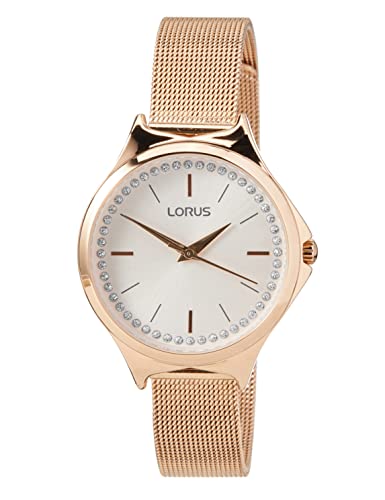 Lorus Klassik Damen-Uhr Edelstahl mit Metallband RG278QX9 von Lorus