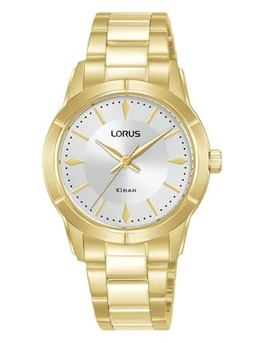 LORUS Damen Analog Uhr mit Edelstahl Armband RG230YX9 von Lorus