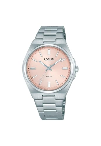 LORUS Damen Analog Quarz Uhr mit Edelstahl Armband RG307XX9 von Lorus
