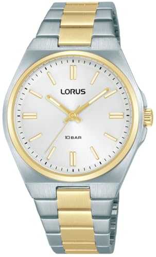 LORUS Damen Analog Quarz Uhr mit Edelstahl Armband RG310XX9 von Lorus