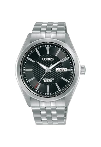 LORUS Herren Analog Automatik Uhr mit Edelstahl Armband RL483BX9 von Lorus