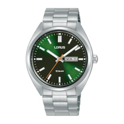 LORUS Herren Analog Quarz Uhr mit Edelstahl Armband RH367AX9 von Lorus