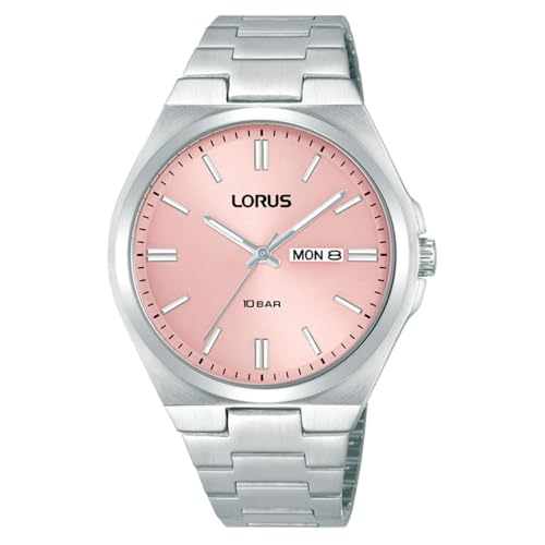 LORUS Herren Analog Quarz Uhr mit Edelstahl Armband RH397AX9 von Lorus