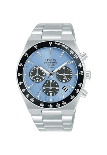 LORUS Herren Uhr Chronograph Quarz Edelstahlgehäuse RZ525AX9 von Lorus