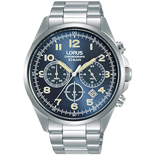 LORUS Herren Analog Quarz Uhr mit Metall Armband RT305KX9 von Lorus