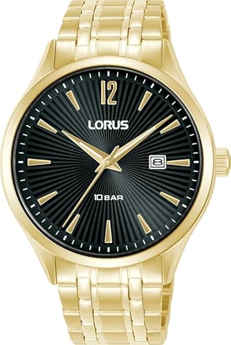 LORUS Herren Analog Uhr mit Edelstahl Armband RH994RX9 von Lorus