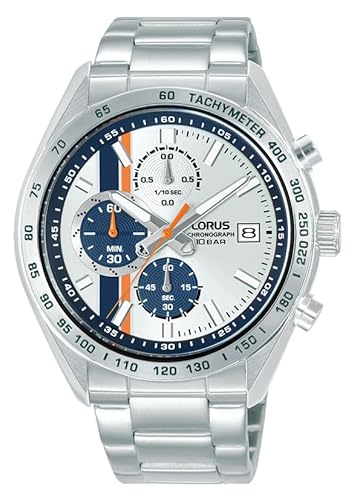 LORUS Herren Analog Uhr mit Edelstahl Armband RM399JX9 von Lorus