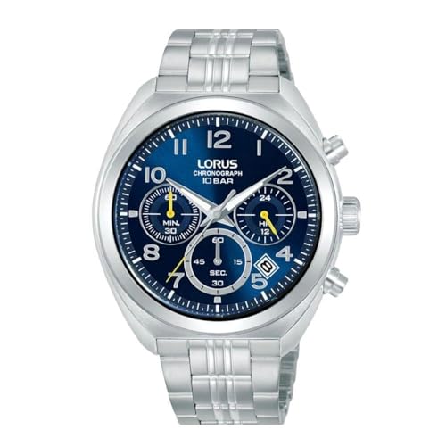 LORUS Herren Analog Uhr mit Edelstahl Armband RT389KX9 von Lorus