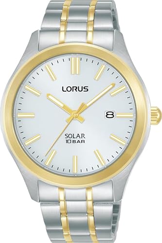 LORUS Herren Analog Uhr mit Edelstahl Armband RX394AX9 von Lorus