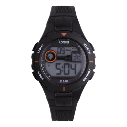 LORUS Herren Digital Quarz Uhr mit Silikon Armband R2381PX9 LORUS Herren Digital Quarz Uhr mit Silikon Armband R2381PX9 von Lorus