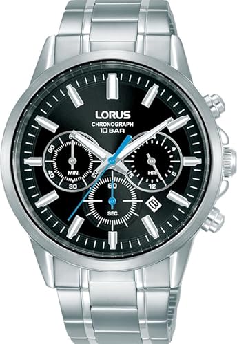LORUS Herren Uhr Chronograph Quarz Edelstahlgehäuse RT371KX9 von Lorus