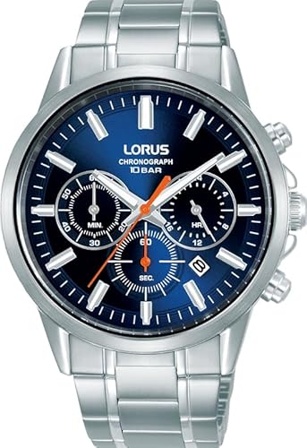 LORUS Herren Uhr Chronograph Quarz Edelstahlgehäuse RT373KX9 von Lorus
