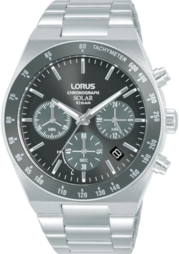 LORUS Herren Uhr Chronograph Quarz Edelstahlgehäuse RZ519AX9 von Lorus