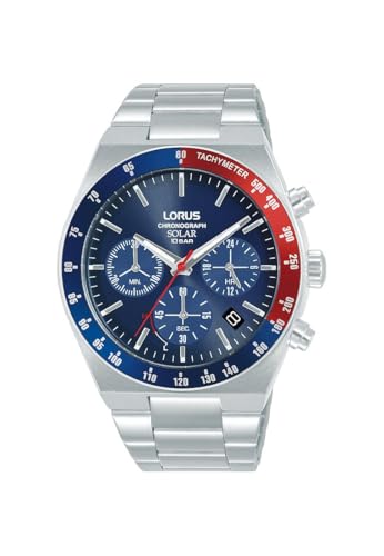 LORUS Herren Uhr Chronograph Quarz Edelstahlgehäuse RZ521AX9 von Lorus