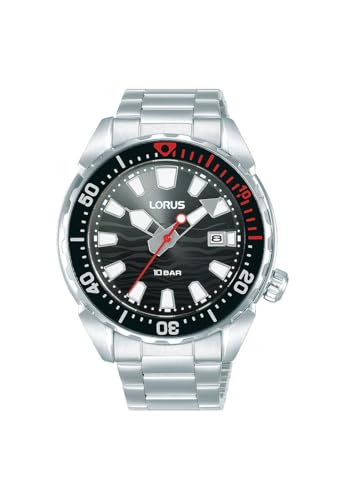 LORUS Herren Uhr Quarz Edelstahlgehäuse RH945RX9 von Lorus