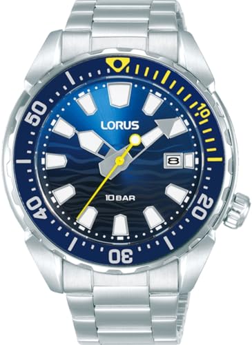LORUS Herren Uhr Quarz Edelstahlgehäuse RH947RX9 von Lorus