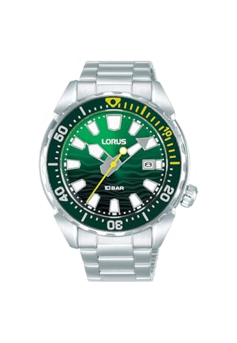 LORUS Herren Uhr Quarz Edelstahlgehäuse RH949RX9 von Lorus