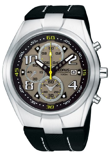 LORUS Herrenarmbanduhr Sports Chronograph RF801CX9 ZB grau von Lorus