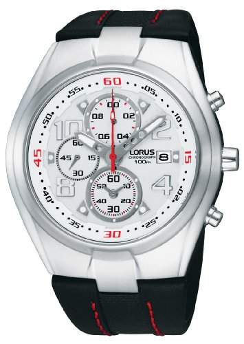 LORUS Herrenarmbanduhr Sports Chronograph RF803CX9 ZB Weiss von Lorus