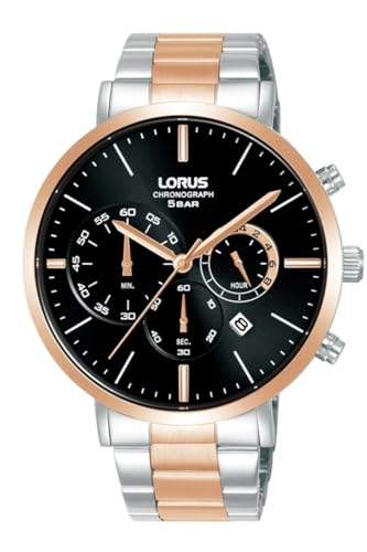 Lorus Classic Man Herren Uhr analog Quarzwerk mit Edelstahl Armband RT346KX9 von Lorus