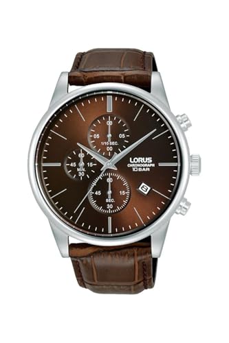 Lorus Classic Man Herren Uhr analog Quarzwerk mit Leder Armband RM369JX9 von Lorus