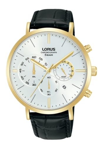 Lorus Classic Man Herren Uhr analog Quarzwerk mit Leder Armband RT348KX9 von Lorus