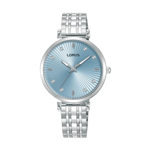 LORUS Damen Analog Quarz Uhr mit Edelstahl Armband RG257XX9 von Lorus