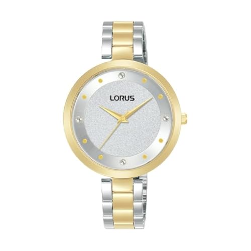 Lorus Damen Analog Quarz Uhr mit Edelstahl Armband RG258WX9 von Lotus