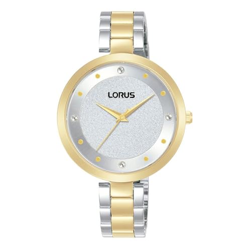 Lorus Damen Analog Quarz Uhr mit Edelstahl Armband RG258WX9 von Lorus