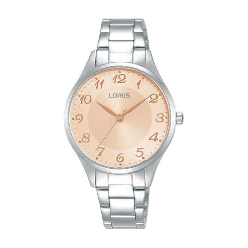 Lorus Damen Analog Quarz Uhr mit Edelstahl Armband RG269VX9 von Lorus