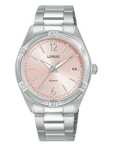 Lorus Damen Analog Quarz Uhr mit Edelstahl Armband RH979QX9 von Lorus