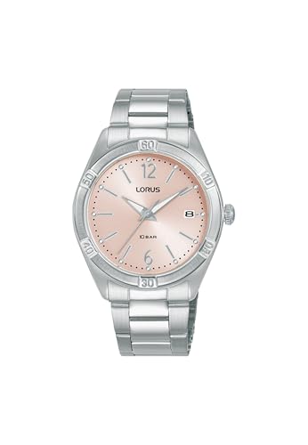 LORUS Damen Analog Quarz Uhr mit Edelstahl Armband RH979QX9 von Lorus