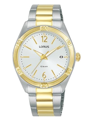 Lorus Damen Analog Quarz Uhr mit Edelstahl Armband RH980QX9 von Lorus