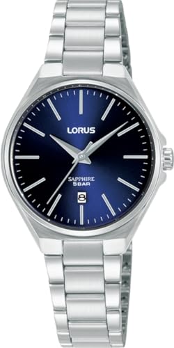 Lorus Damen Analog Quarz Uhr mit Edelstahl Armband RJ267BX9 von Lorus